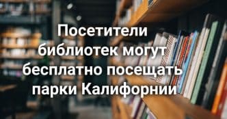 Посетители библиотек могут бесплатно посещать парки Калифорнии. Поджигатели атаковали приют для диких животных. Власти устроили охоту на иностранных студентов.